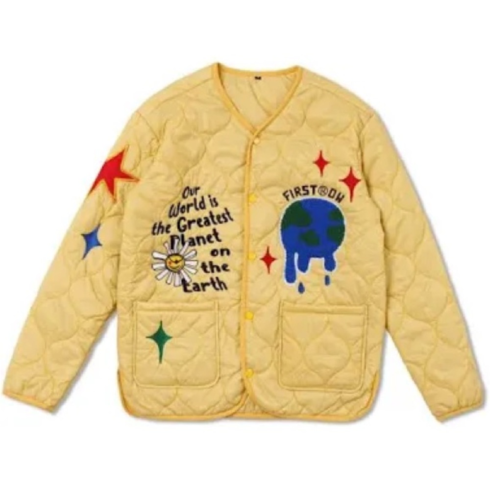 First row quilted medium jacket (brand new)